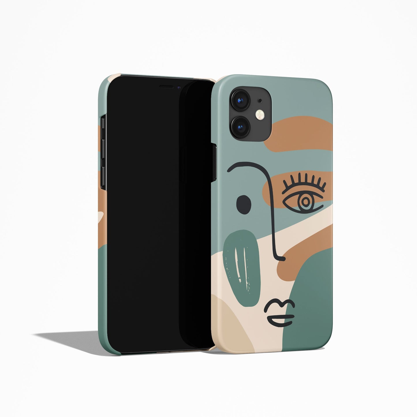 Picasso Line Art Face iPhone Case