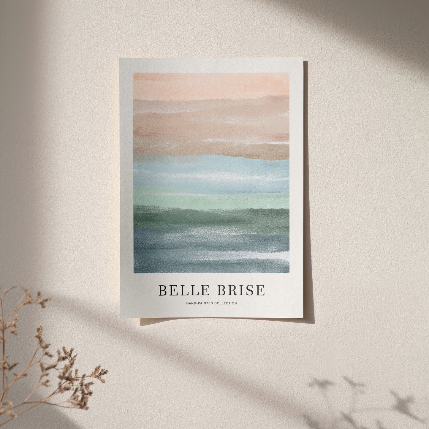 Belle Brise Abstract Modern Poster