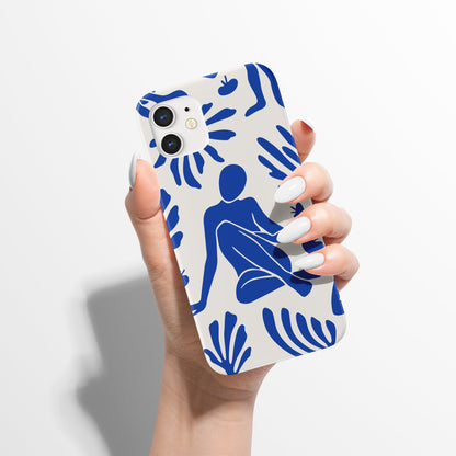 Blue Woman iPhone Case