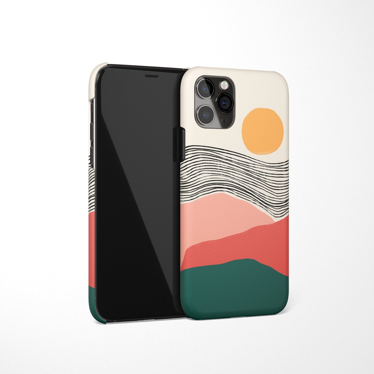 Handdrawn Landscape iPhone Case