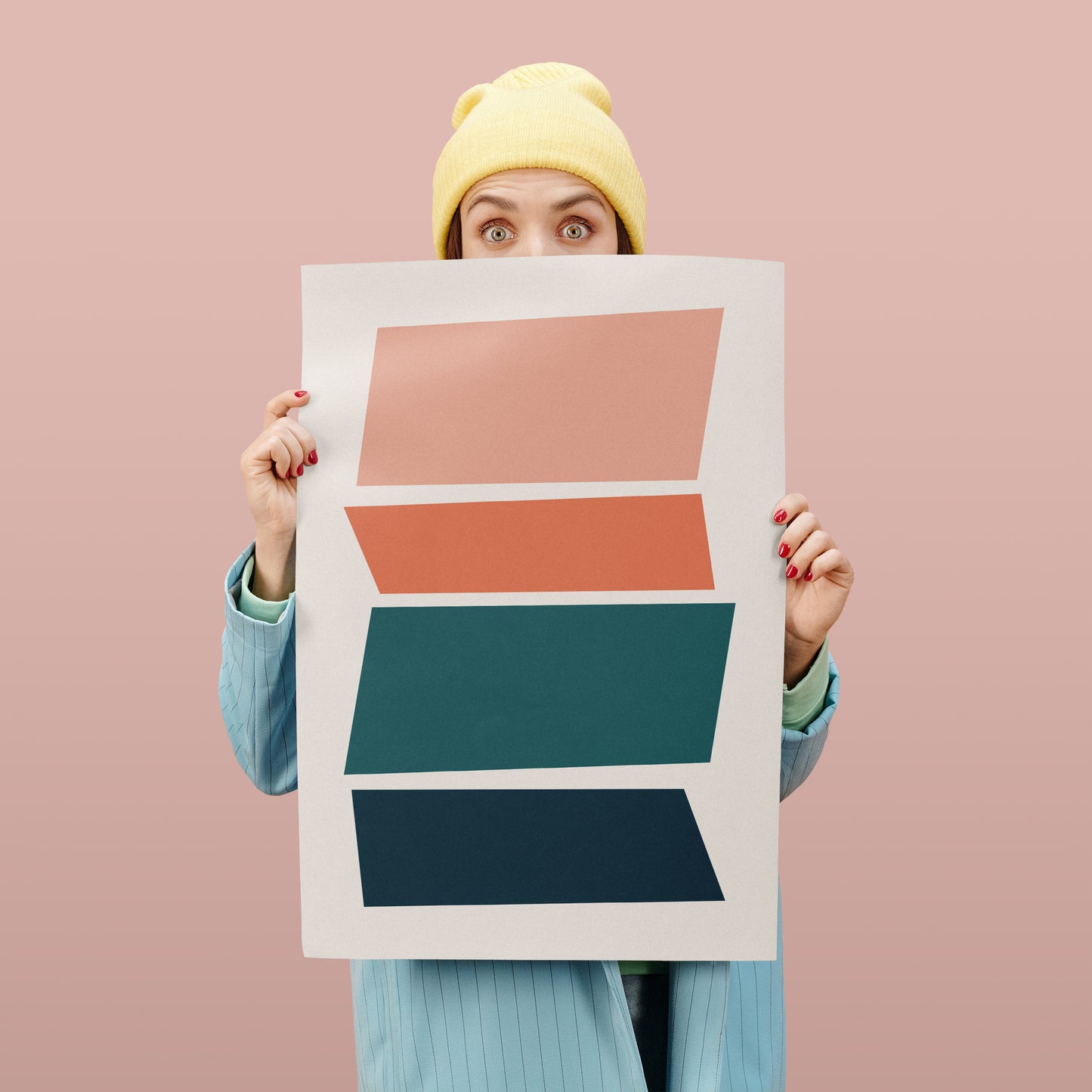 Colorblocks Minimalist Poster