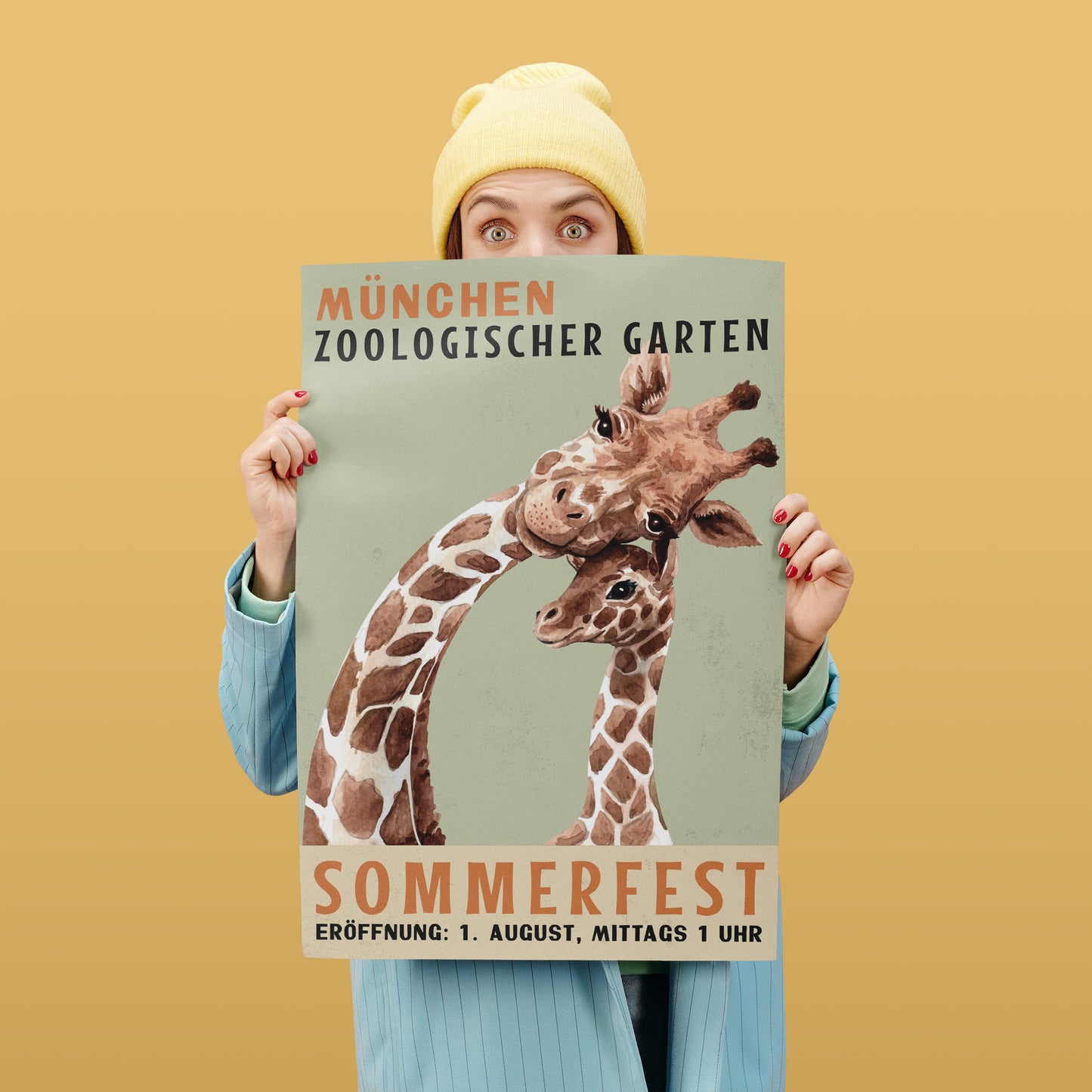 Zoologischer Garten München Plakat