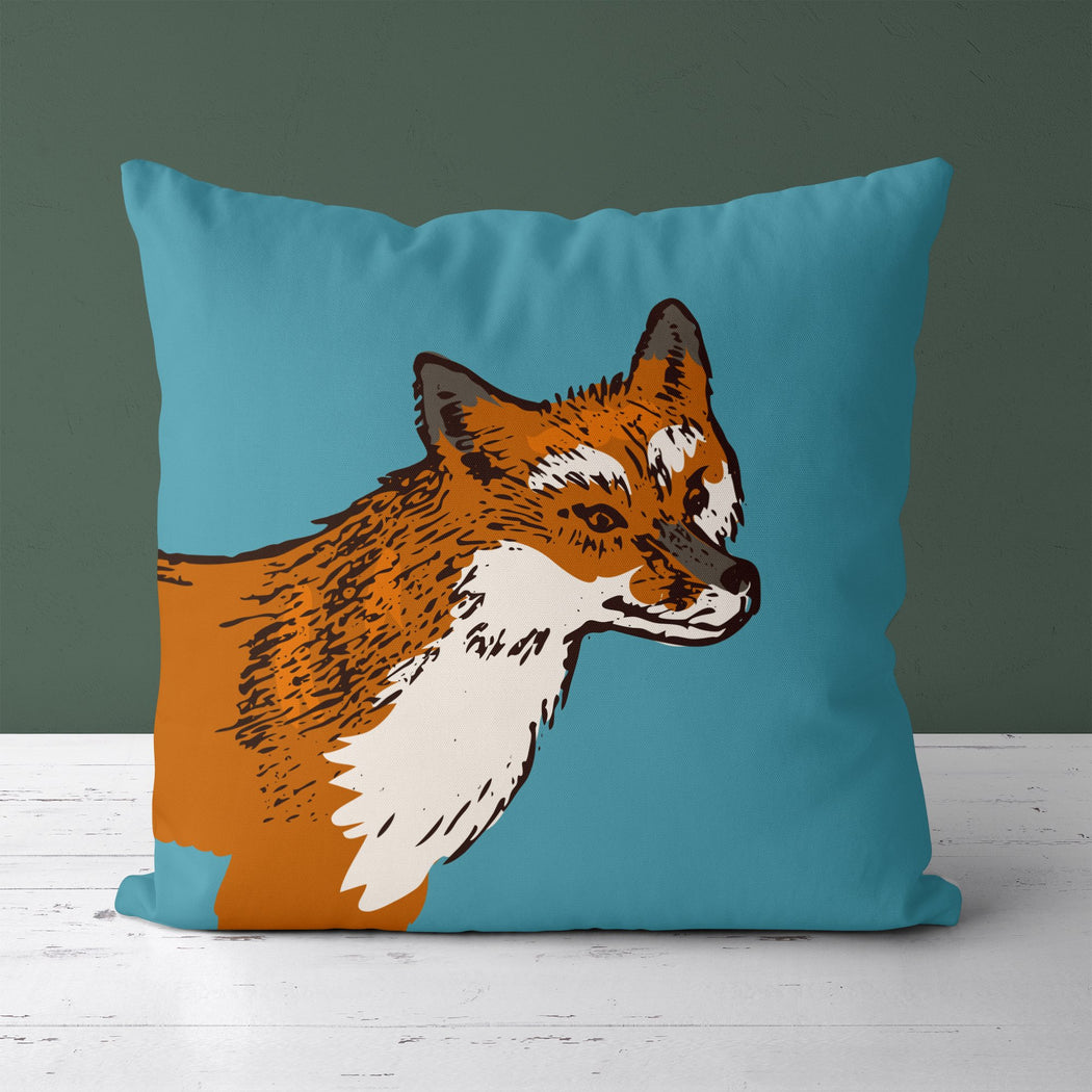 Pillow with Kitsune Fox