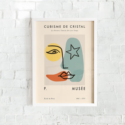 Cubisme de Cristal Art Poster