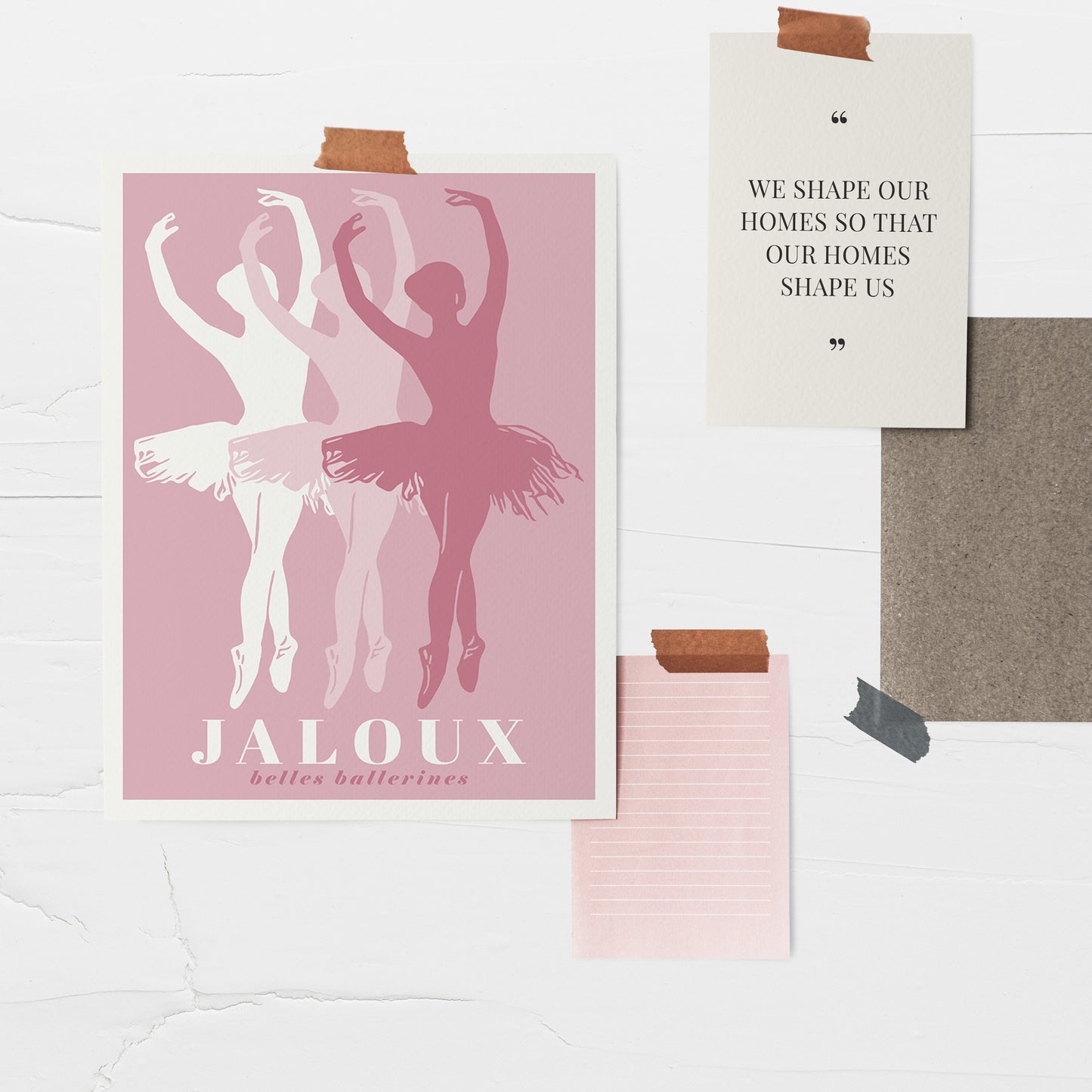 Jaloux Pink Ballet Poster