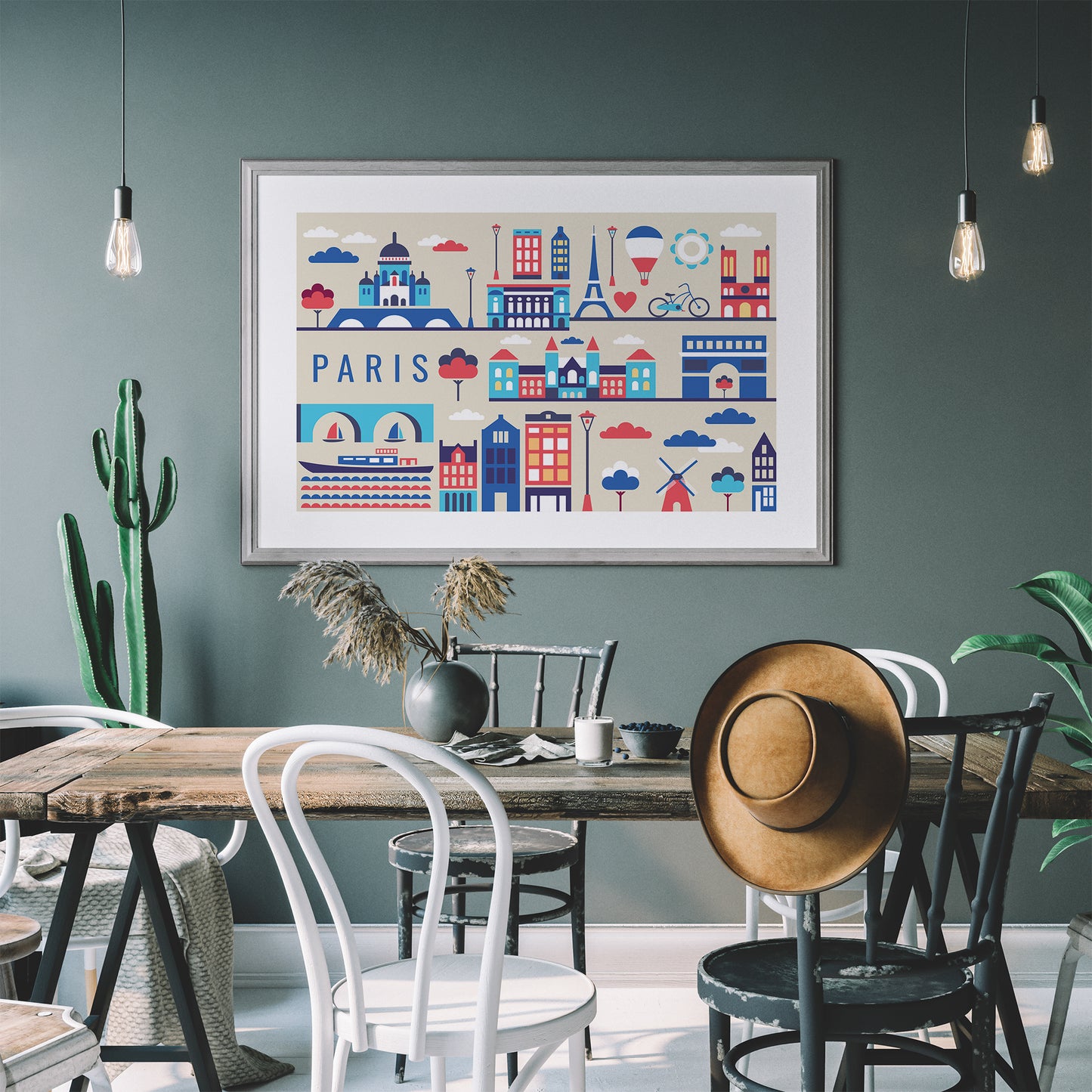 Modern Paris Horizontal Print