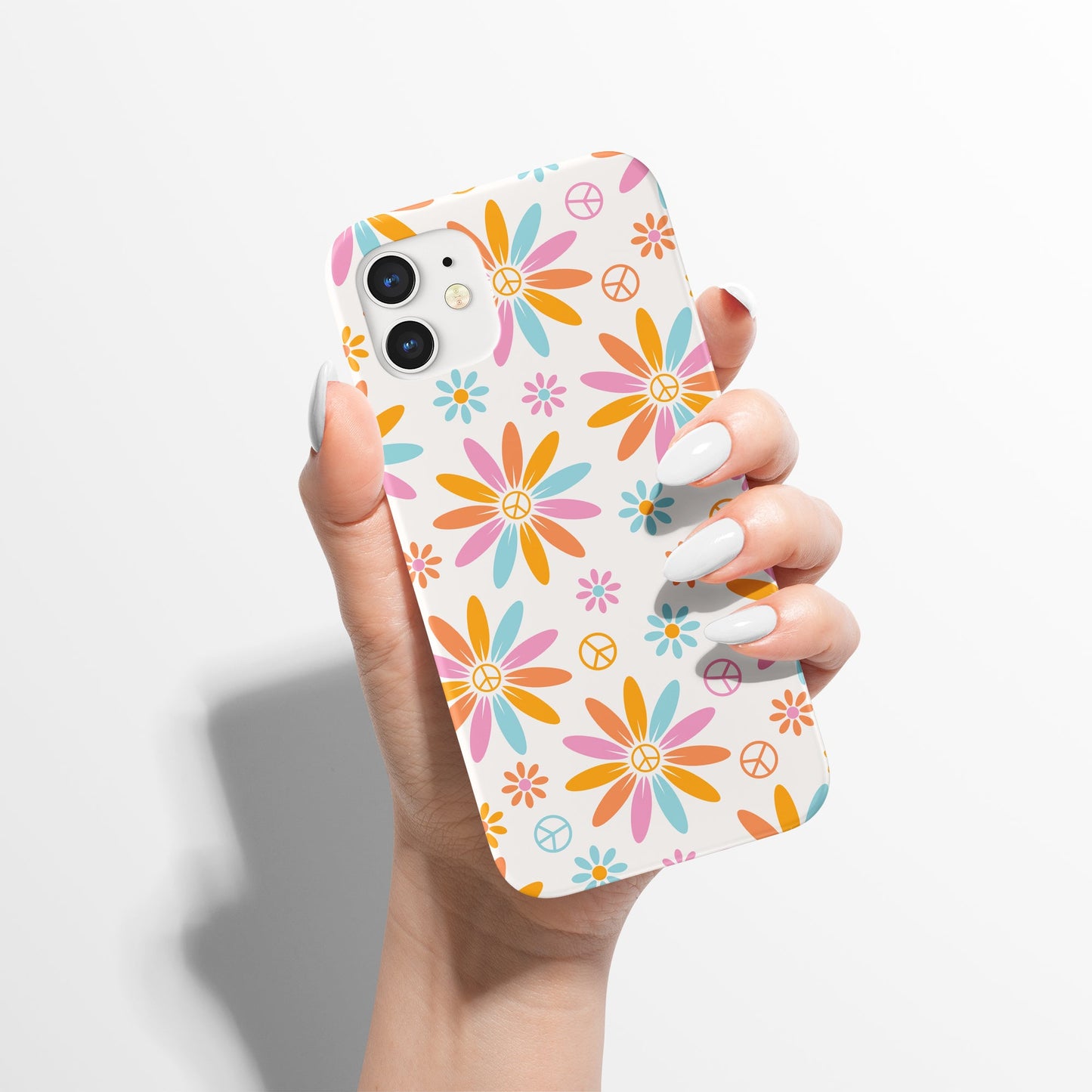 Peace Flowers 60s 70s iPhone Case