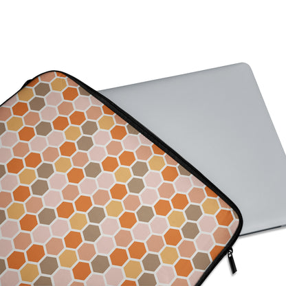 Hexagon Geometric Pattern - Laptop Sleeve