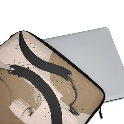 Abstract Beige Art - Laptop Sleeve