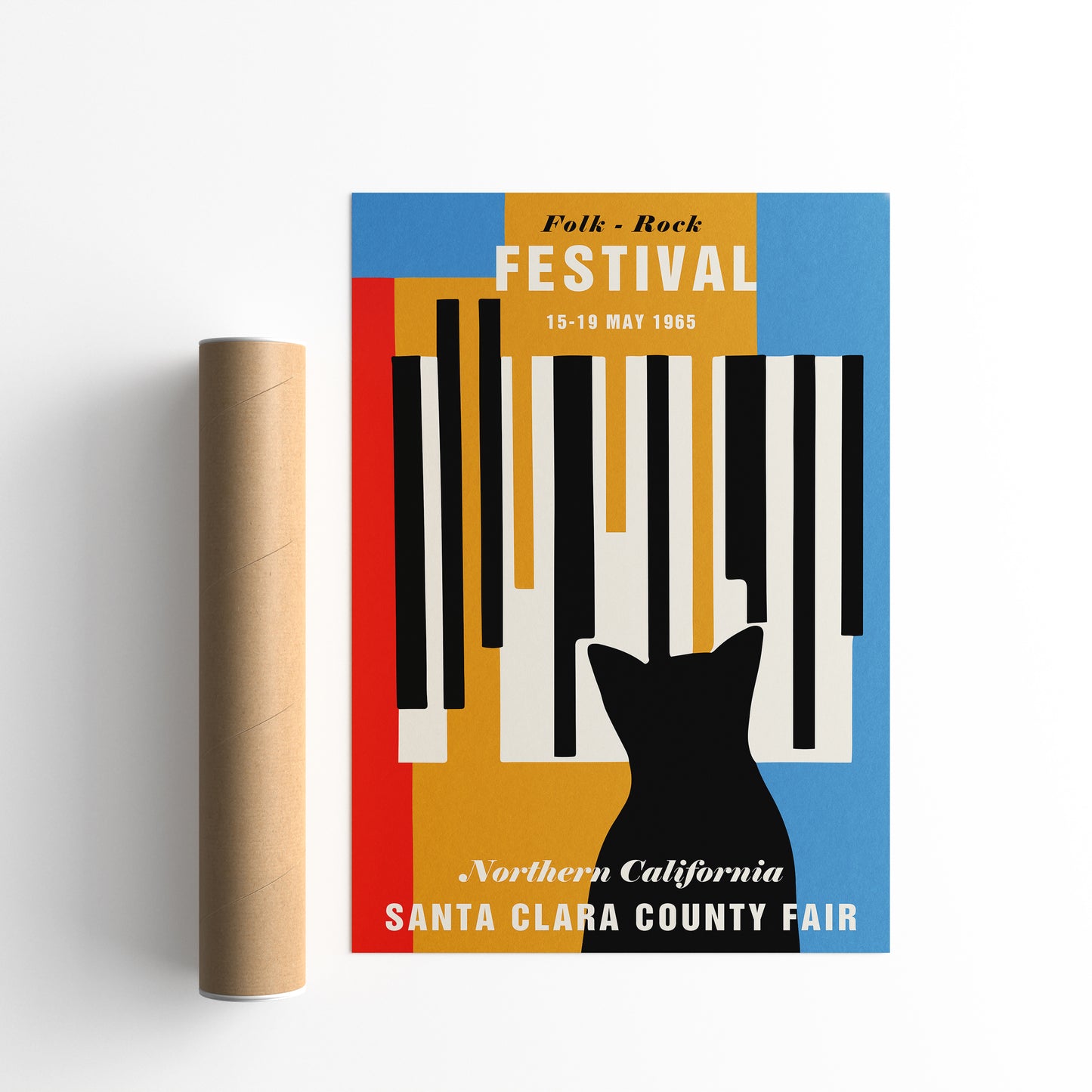 Folk Rock Music Festival Poster