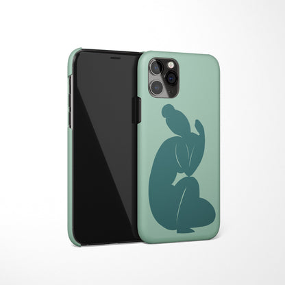 iPhone Case with Cut-Out Woman Print