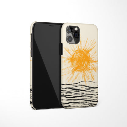 Handdrawn Sun iPhone Case