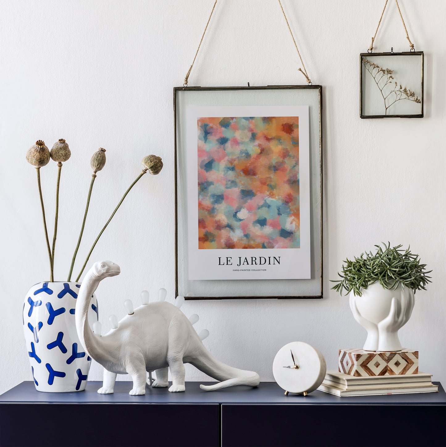 Le Jardin No1 Hand Painted Collection Poster