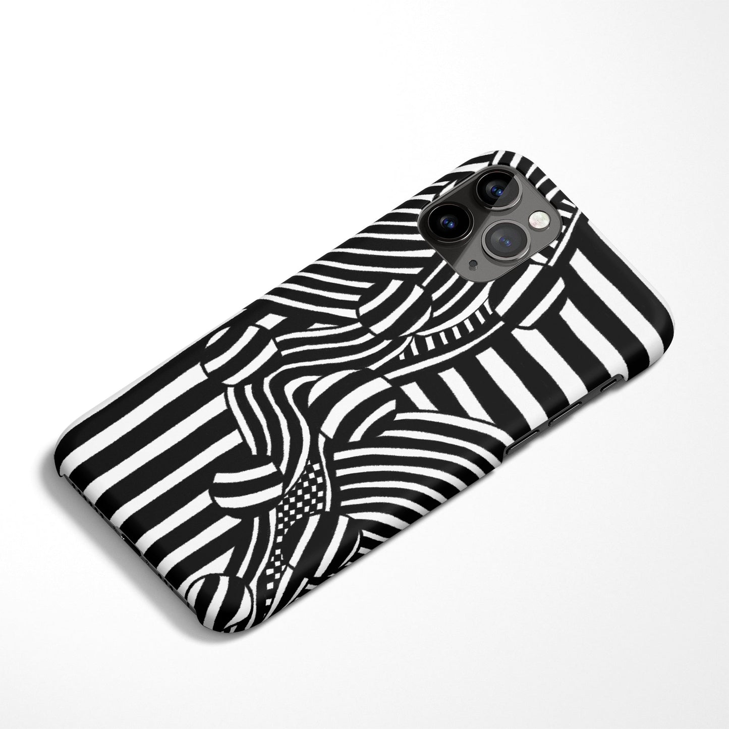 Black and White iPhone Case