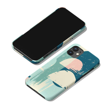 Mint Mid Century Modern iPhone Case