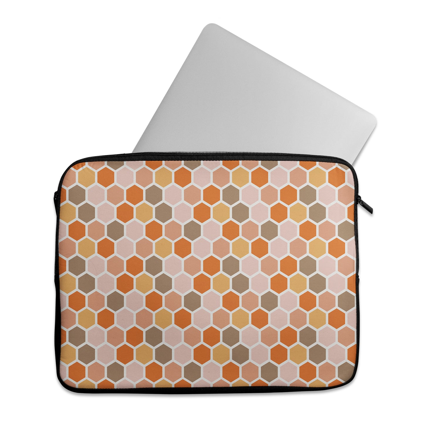 Hexagon Geometric Pattern - Laptop Sleeve