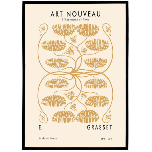 Art Nouveau Grasset Poster - HypeSheriff Europe