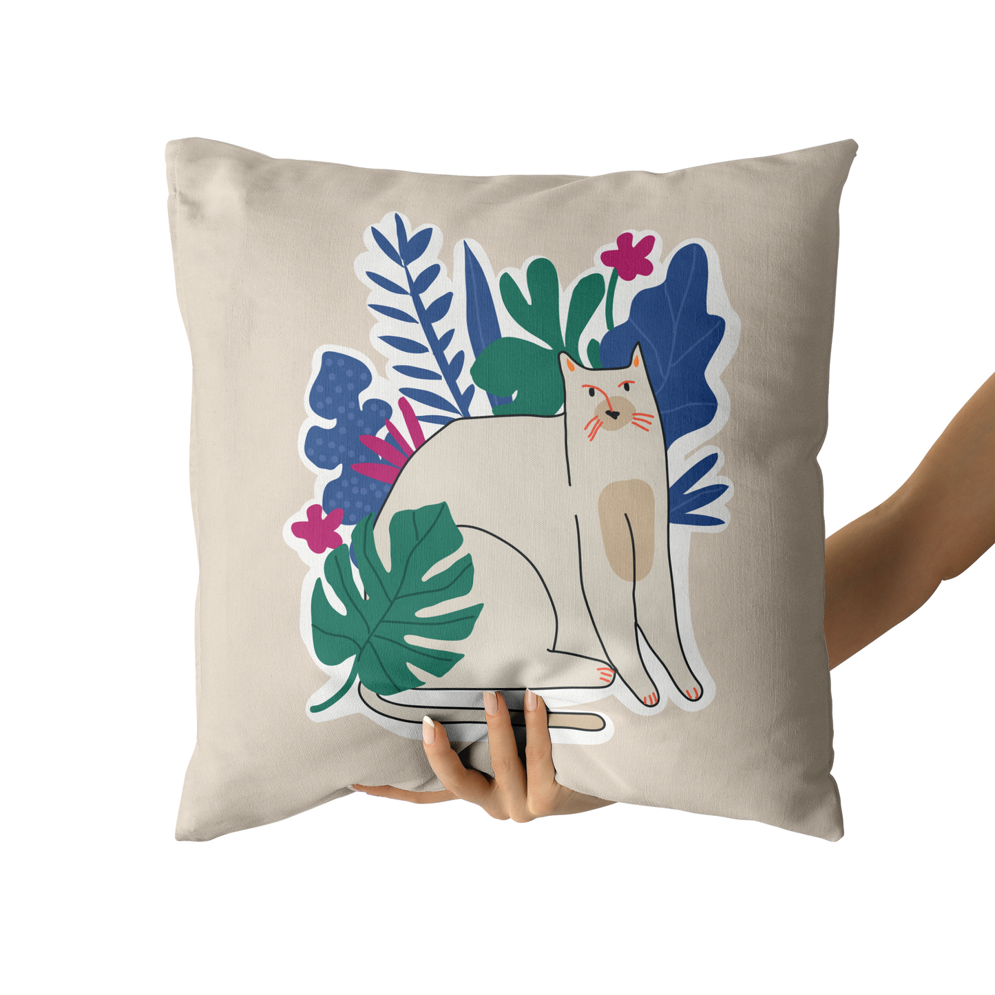 Gift For Cat Lovers Throw Pillow