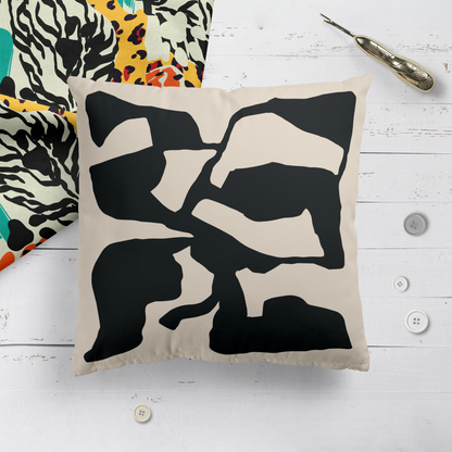 Contemporary Modern Art Throw Pillow