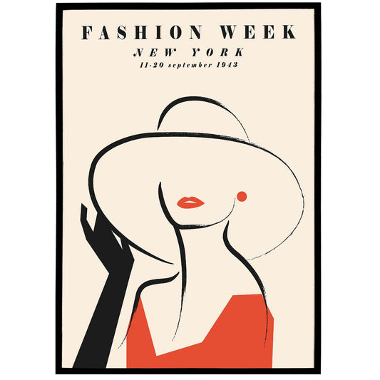 New York Fashion Week Print