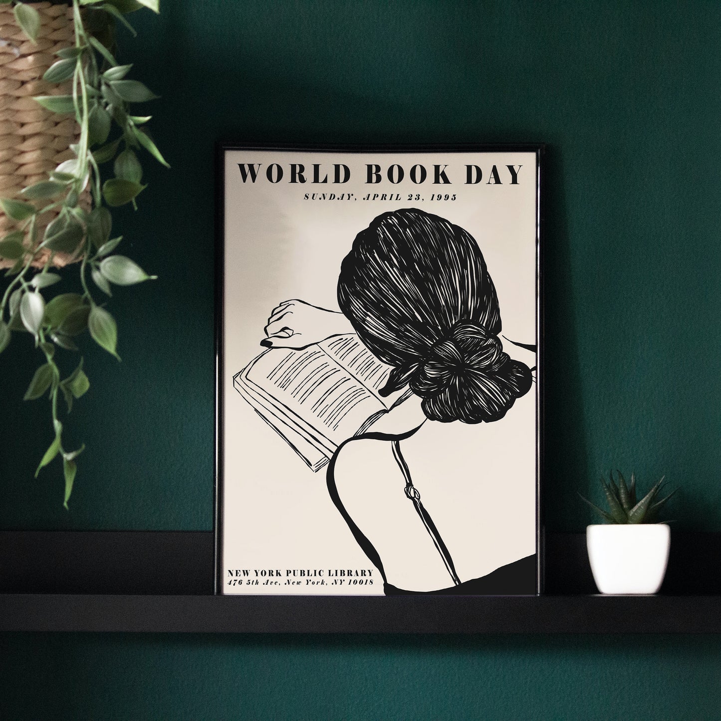 World Book Day, NY Public Library Poster