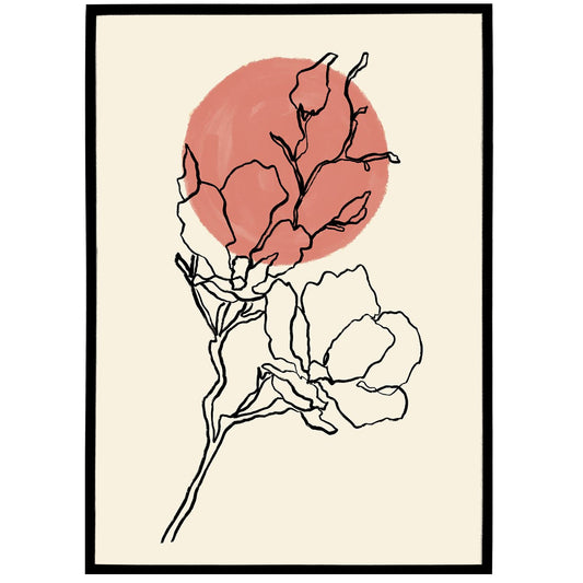 Floral Art Illustration - Shop posters, Art prints, Laptop Sleeves, Phone case and more Online!