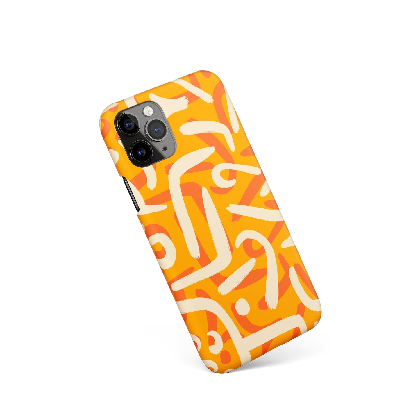 Yellow Abstract iPhone Case