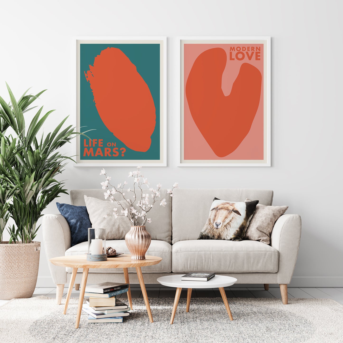 Set of 2 Music Art Prints