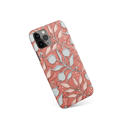 Retro Floral Pattern iPhone Case