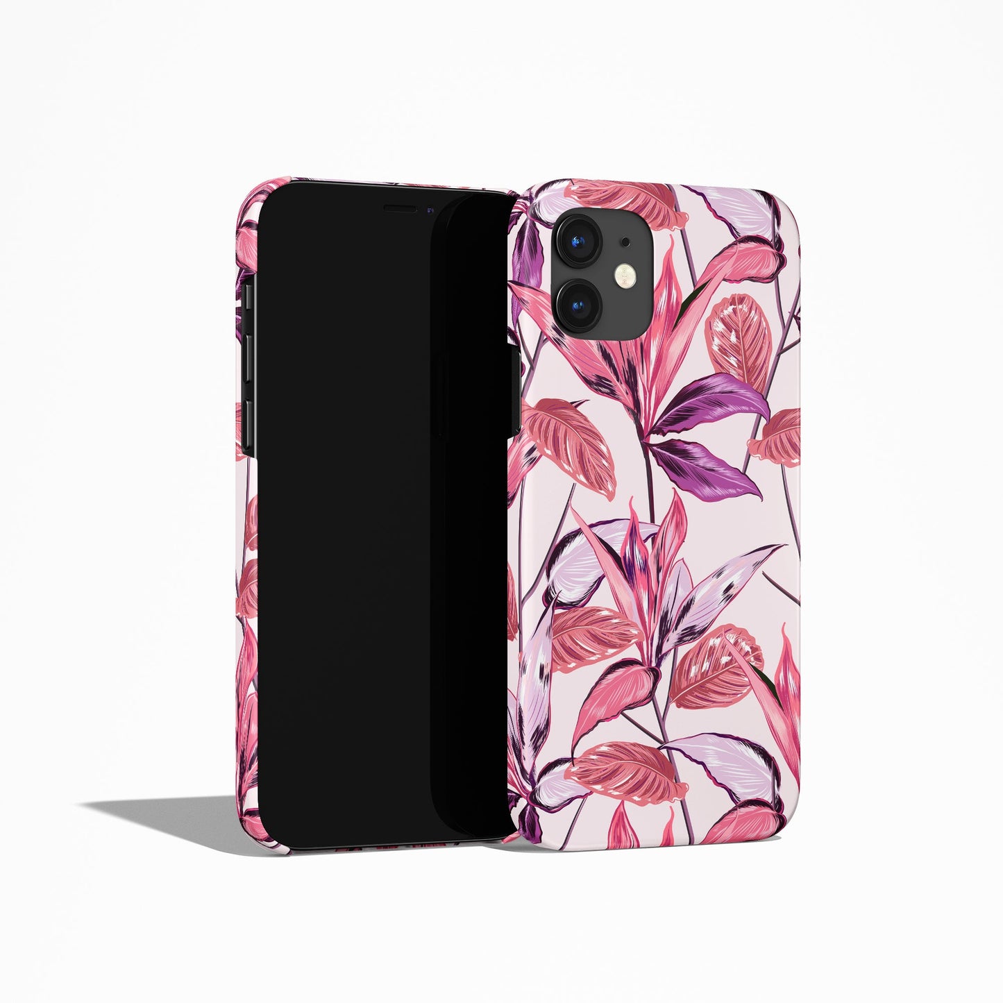 Pink Feminine Blossom Pattern iPhone Case