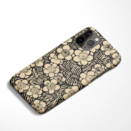 iPhone 12 Case with retro floral print