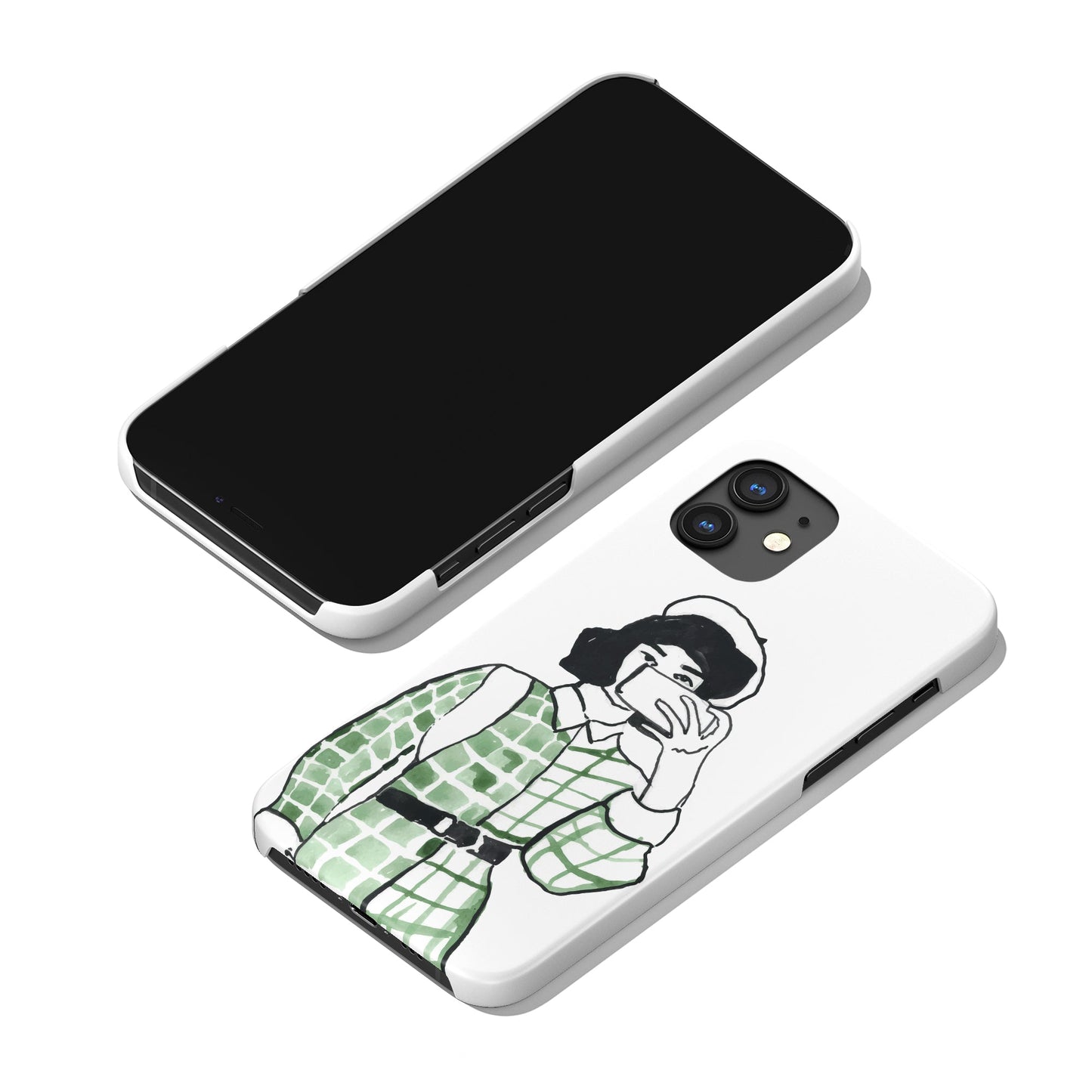 Parisian Chic Lady Fashion Vogue iPhone Case