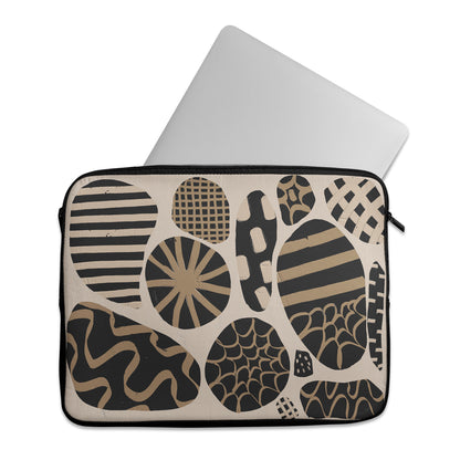 Painted Rustic Abstract Art - Laptop Sleeve