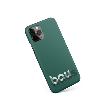 Green Bauhaus iPhone Case