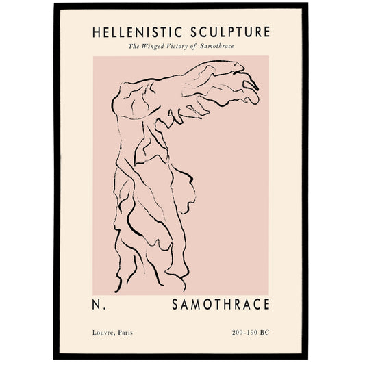 The Nike of Samothrace Poster