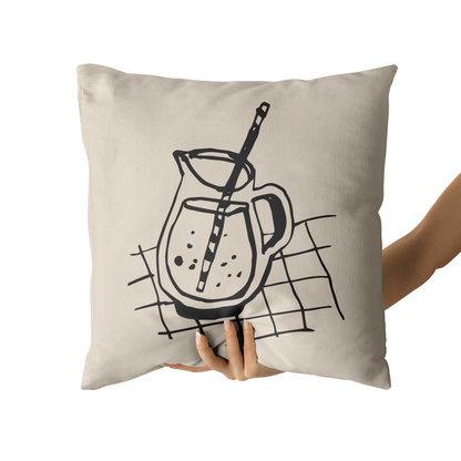 Terrace Decoration, Lemonade Throw Pillow