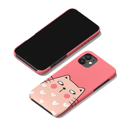 Cat Kitty Pink Cute iPhone Case