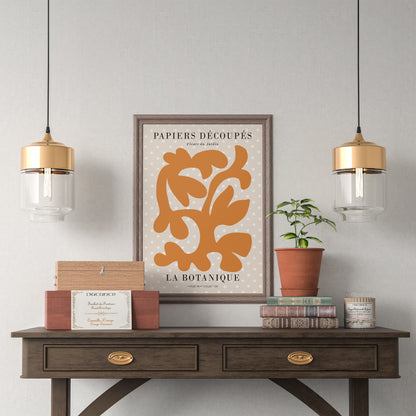 Orange Leaf Poster
