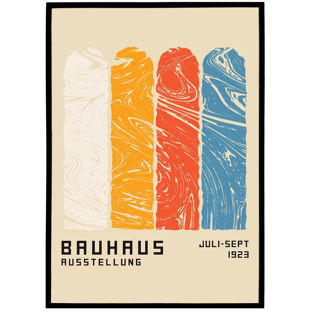 Retro Bauhaus Poster