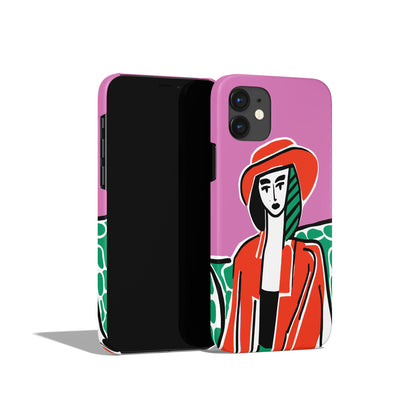 Retro Fashion Girl iPhone Case