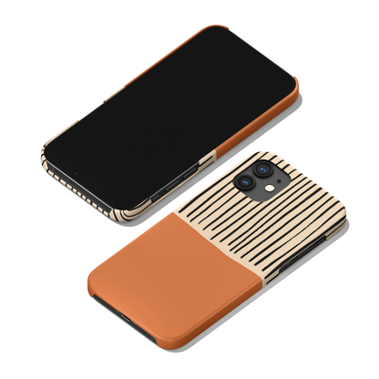 Mid Century Modern Orange iPhone Case