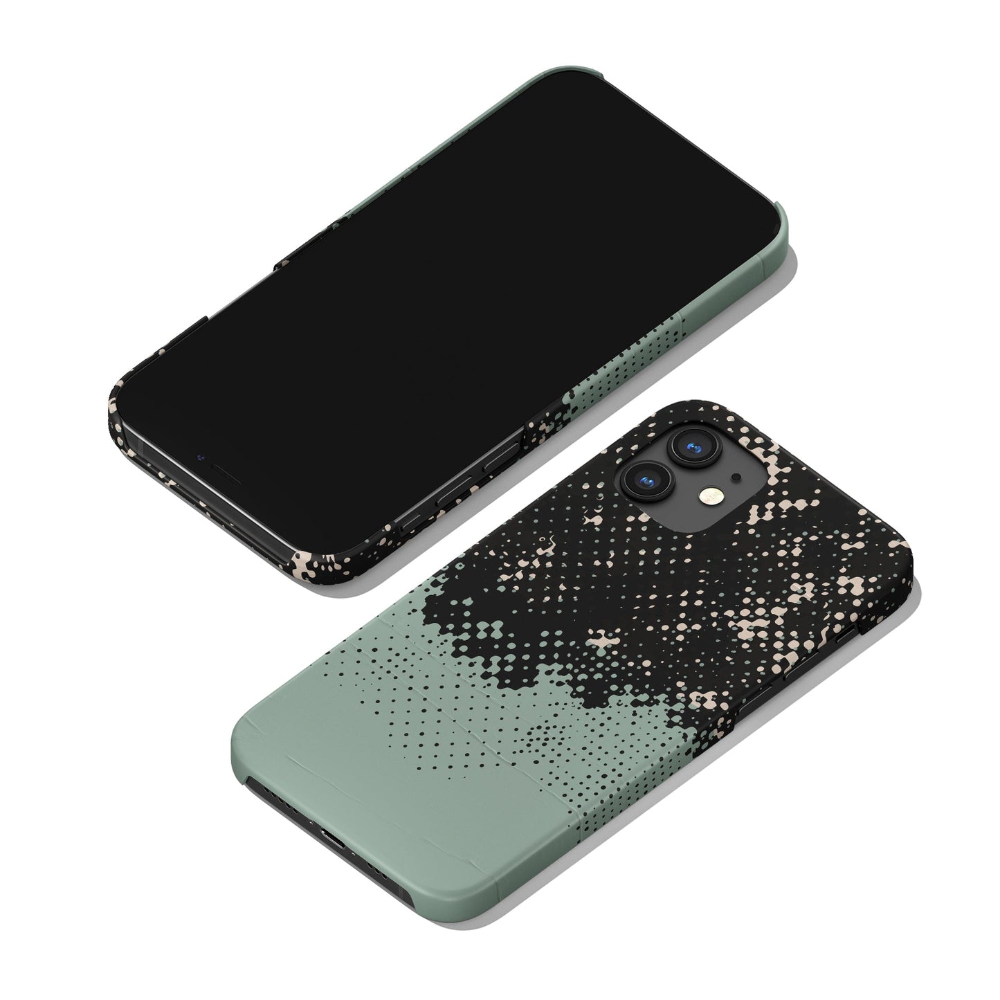 Mint Modern Bauhaus Art iPhone Case