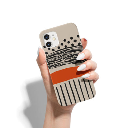 Rustic Minimalist Art iPhone Case