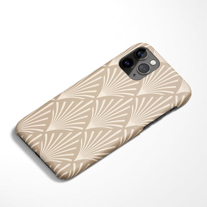 Beige Art Deco iPhone Case