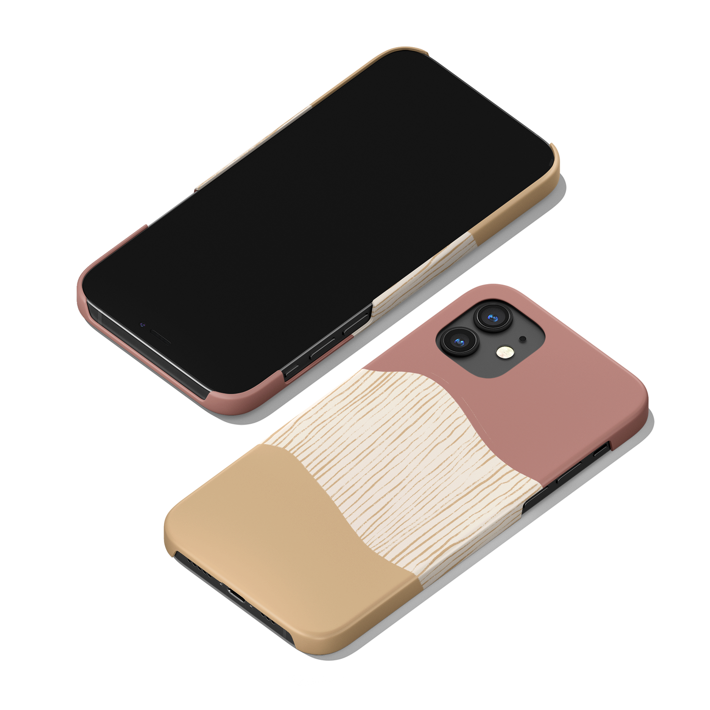 Pastel Minimalist Modern Feminine iPhone Case