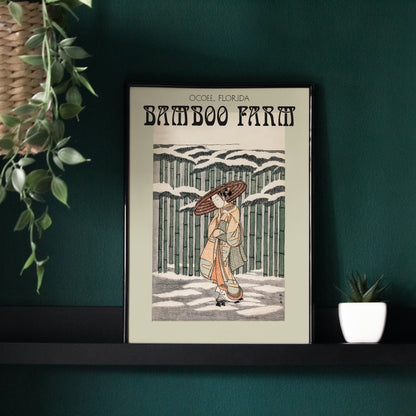 Bamboo Farm, Florida Poster