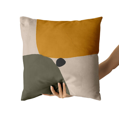 Modern Colorblocks Throw Pillow