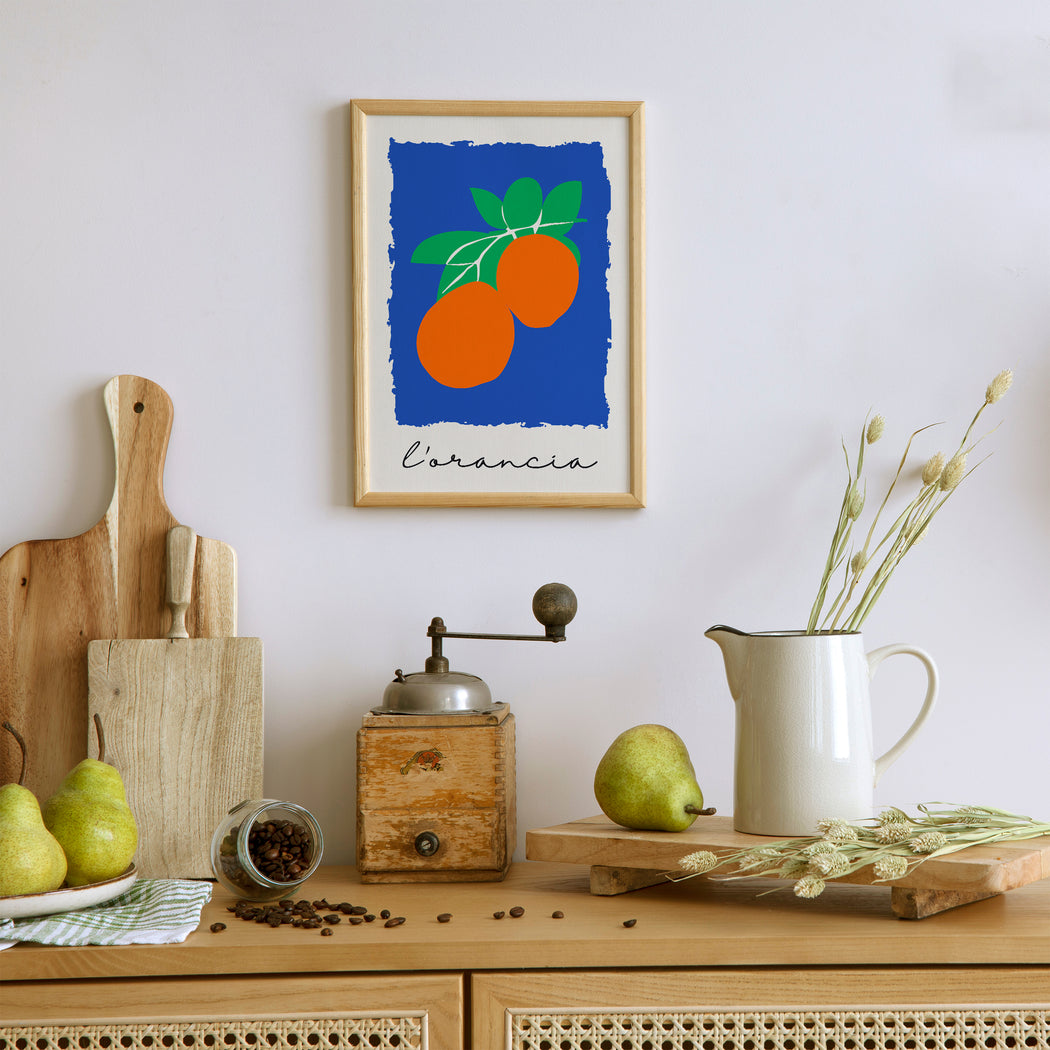 L'Arancia Orange Fruit Poster