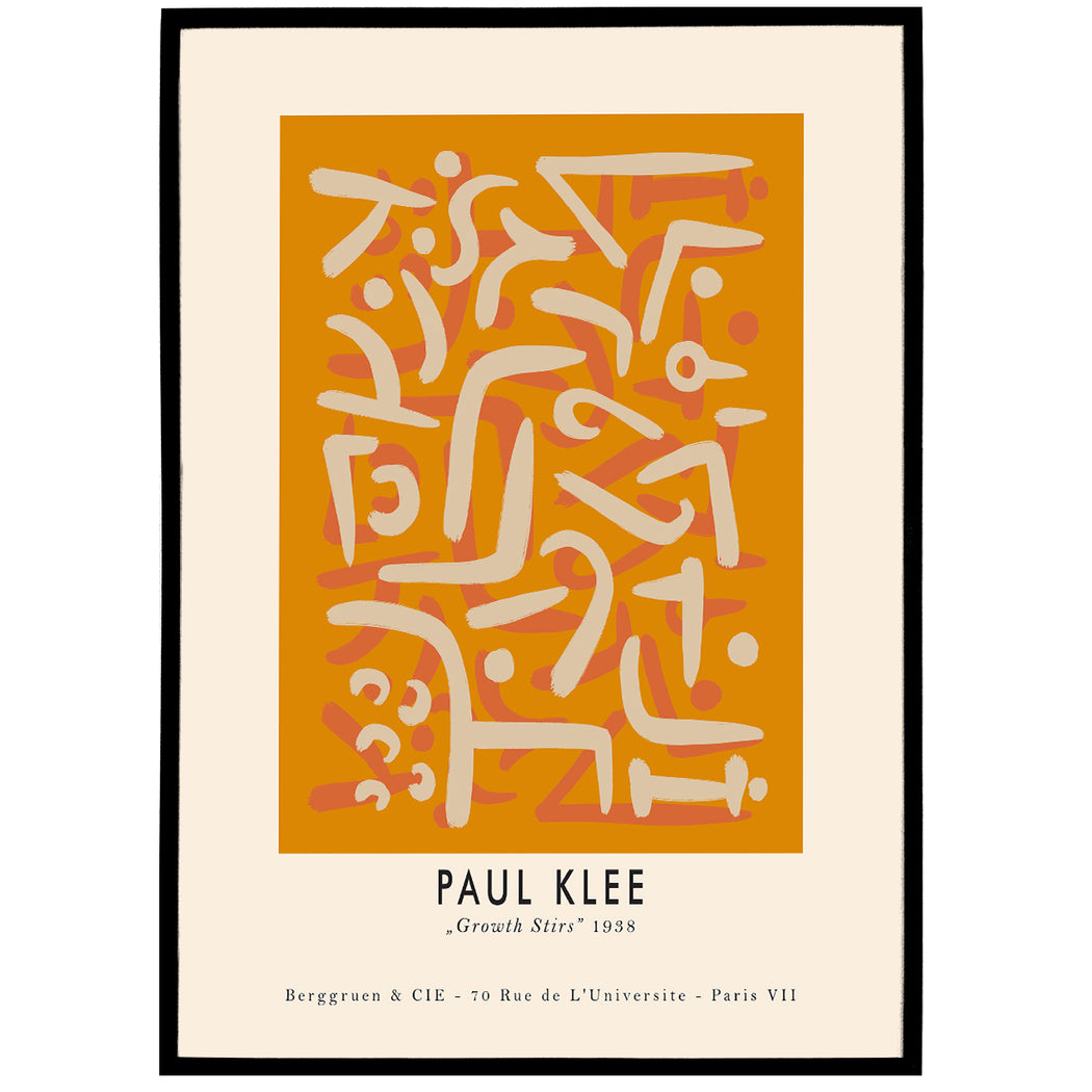 Paul Klee Growth Stirs Giclee Poster
