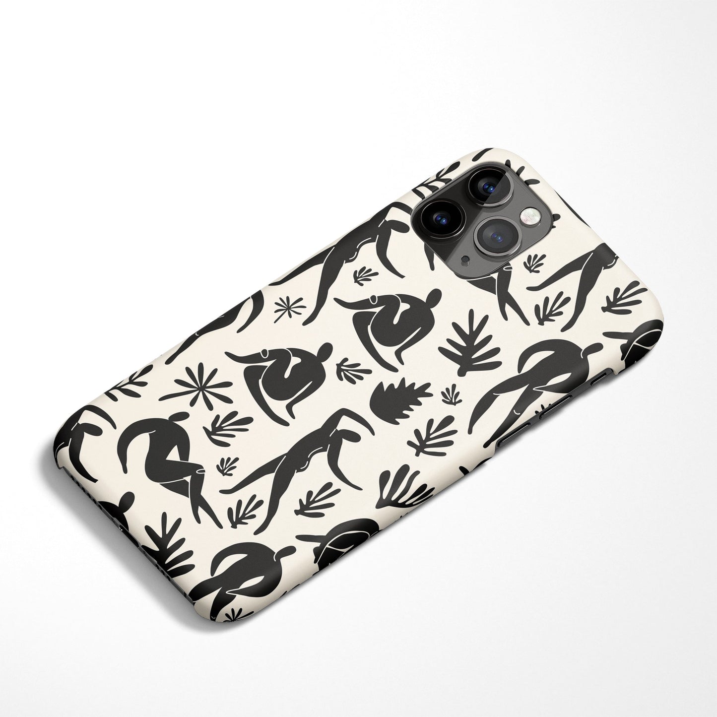 Black and White iPhone Case